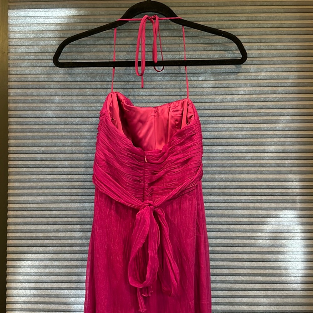 Magenta Chiffon Maxi